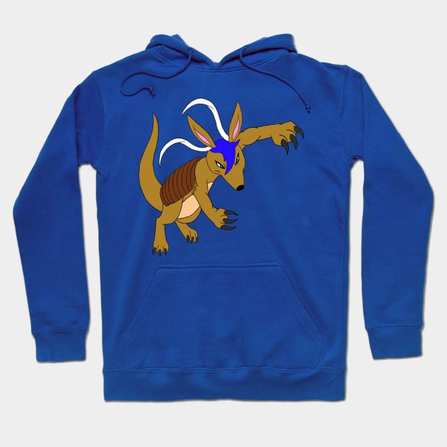 Armadillo Warrior Hoodie by Shannon_Lioness_1994